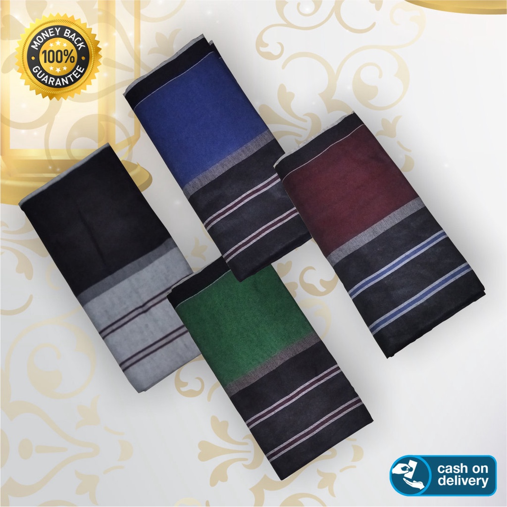 Sarung Sholat Pria Dewasa Motif Tenun Garis Salur Youkaa