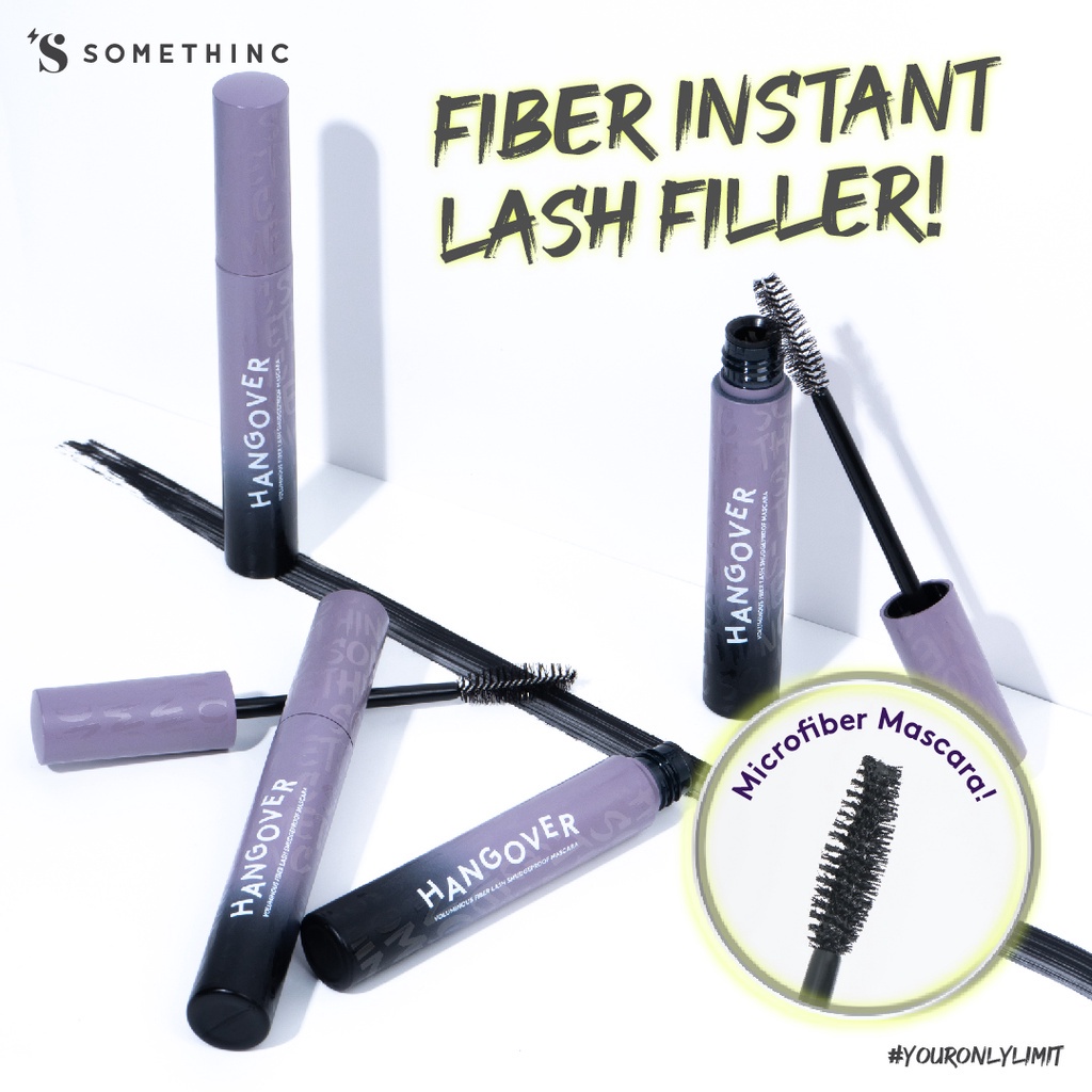 SOMETHINC HANGOVER Voluminous Fiber Lash Smudgeproof Mascara - Waterproof Mascara