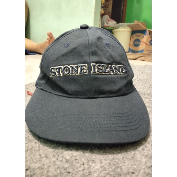 topi second ori stone island tagg tembuss like new buat sayang anak free 1 topi rondom