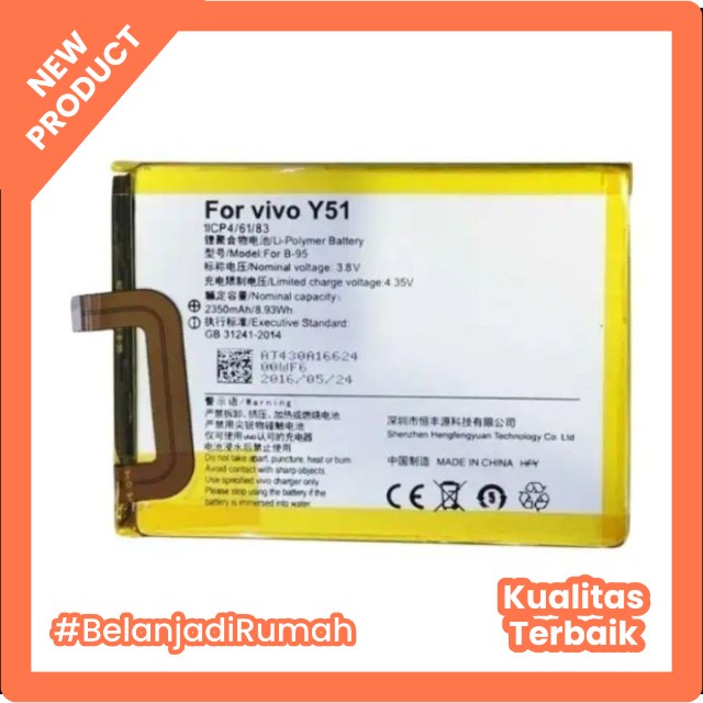 VIVO B- 95 VIVO Y51 Y31 BATRE BATRE VIVO ORIGINAL