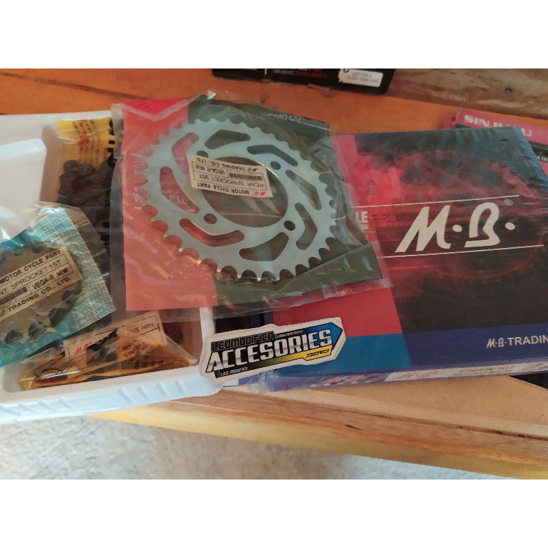 GEAR KOMPLIT   M.B size 15/35T yamaha Vega R new