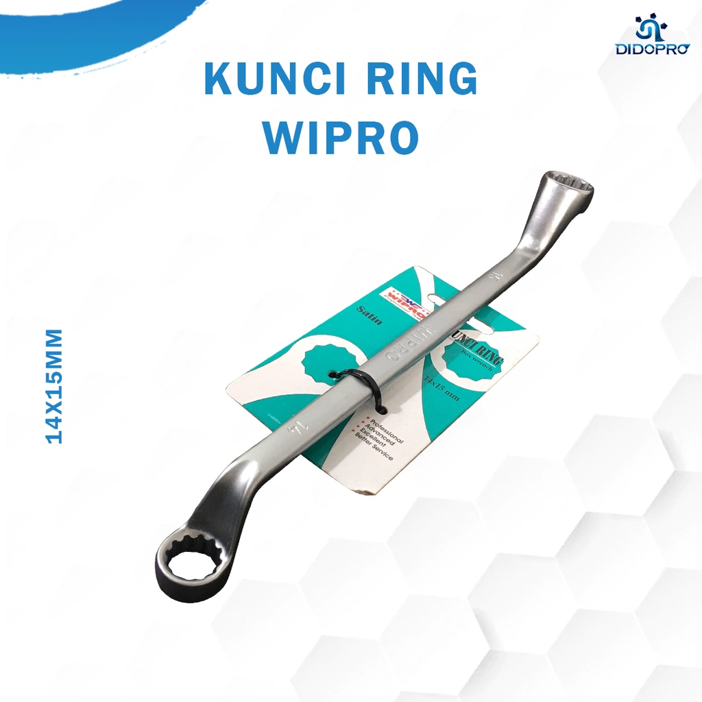 Kunci Ring Wipro 14x15mm