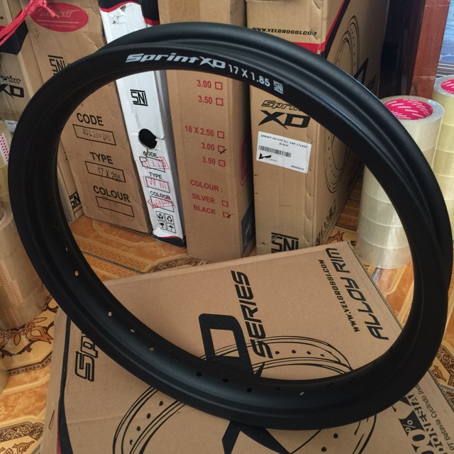 velg rossi sprint xd 17-185 hitam dopp
