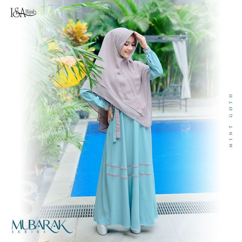 Mubarak Dress By Isa Hijab | Gamis Sarimbit Mubarak Polos