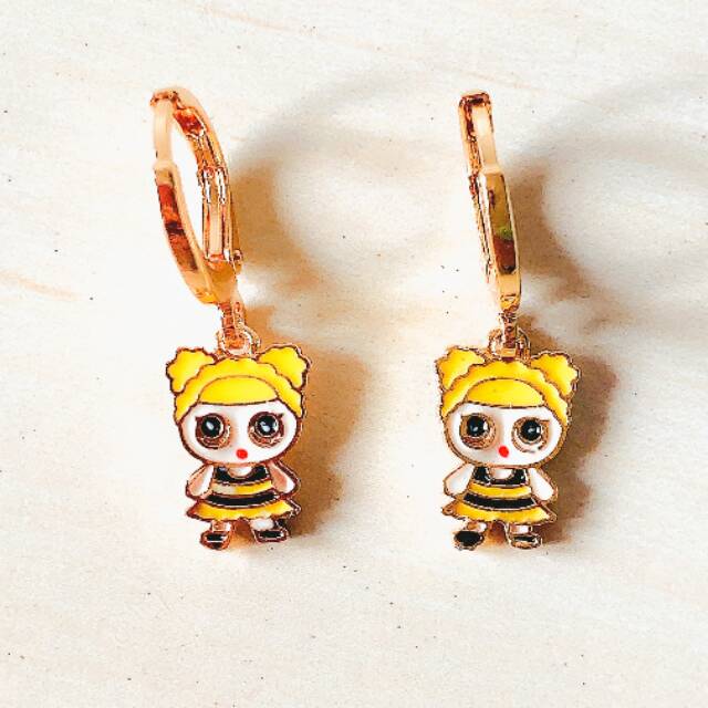 Anting Anak Putri Kuning Kombi Gold Xuping