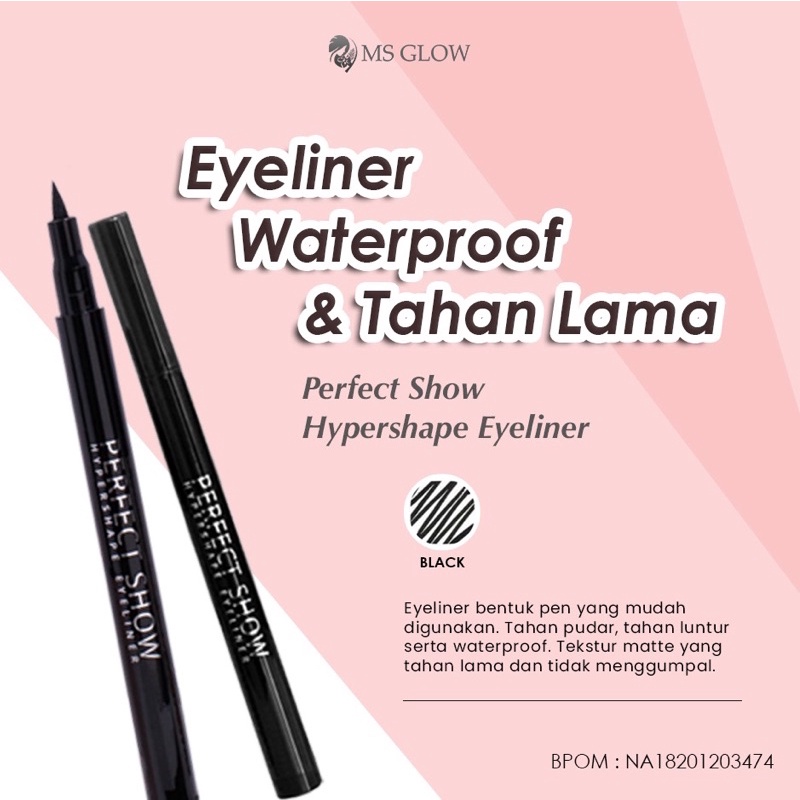 MS GLOW EYE SERIES COSMETIC | EYELASH SERUM | EYEBROW PENCIL | EYELINER MS GLOW