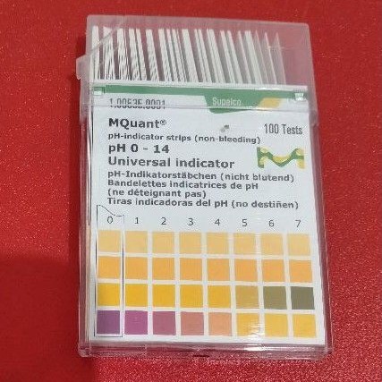 pH Paper Universal 0-14 Merck. pH indicator 0-14. Lakmus Paper.