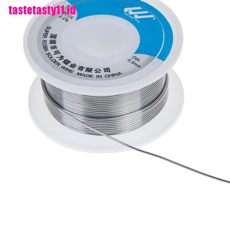 Kawat solder rosin core 0.8 / 1.0mm 50g 2% flux Meleleh Rendah