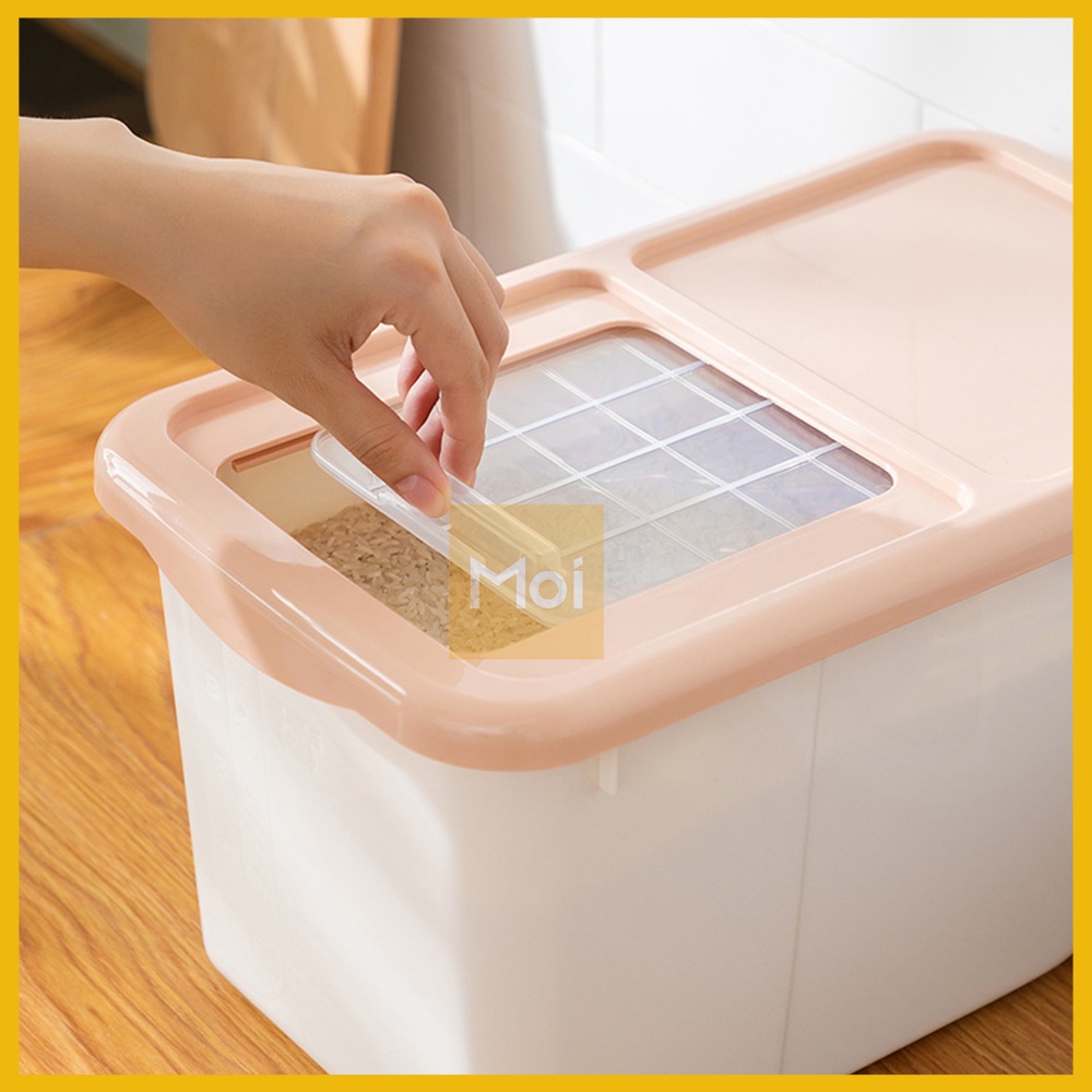 Dispenser Beras Tempat Penyimpanan Makanan Storage Box
