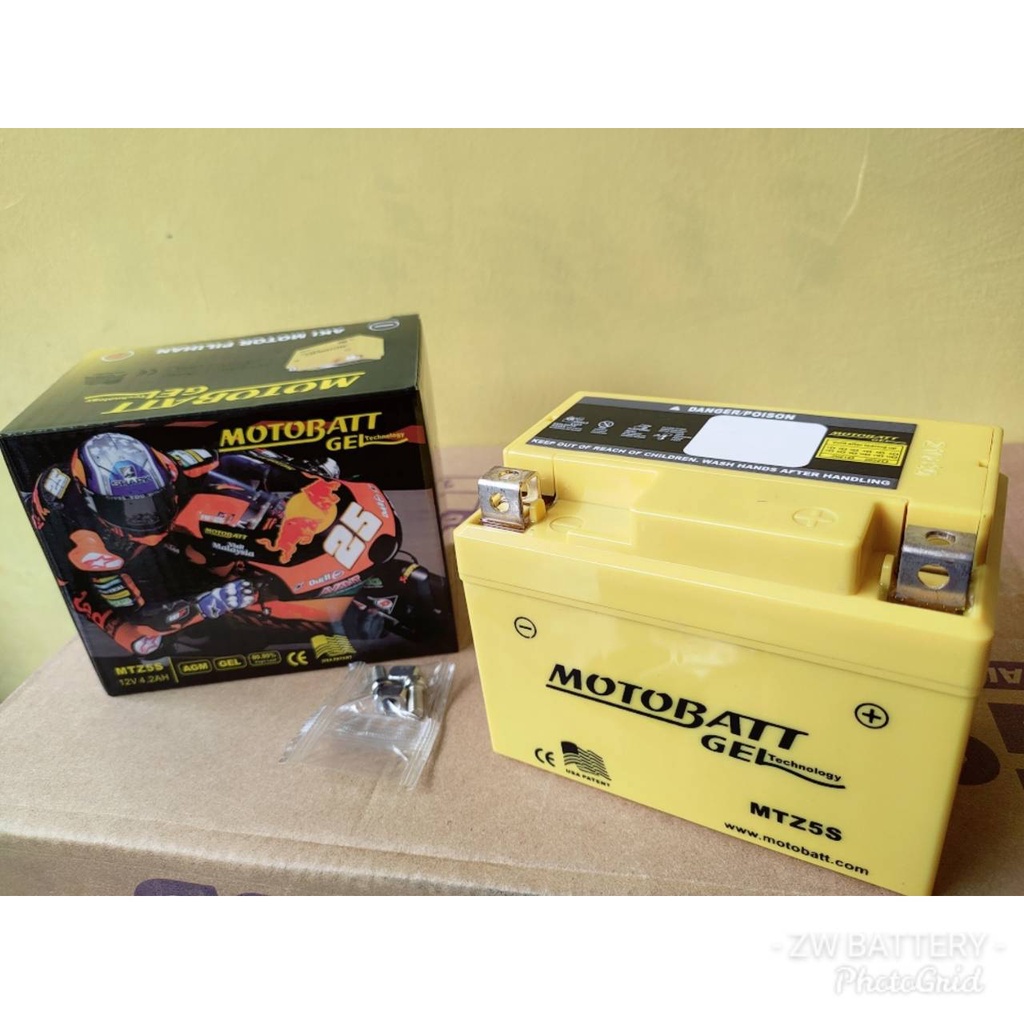 AKI MOTOR VIXION, FREEGO, BYSON, FINO, X-RIDE, XEON, GEAR MTZ5S MOTOBATT GEL