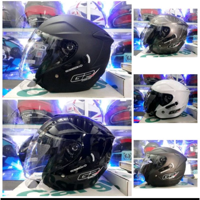 HELM G2 OPTIMAX SOLID (2 VISOR)