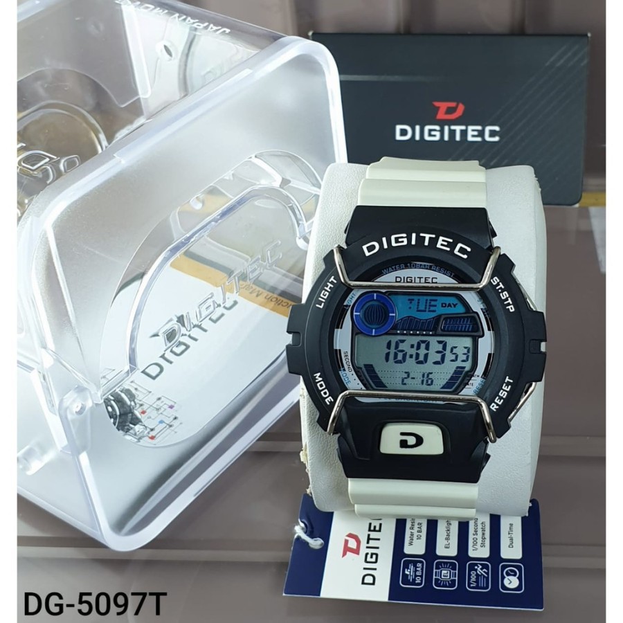 Jam tangan pria digitec 5097 digital kawat sport pria original