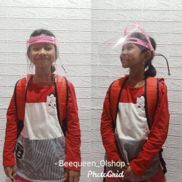 Face Shield LC 001 (Buka Tutup/Naik Turun)