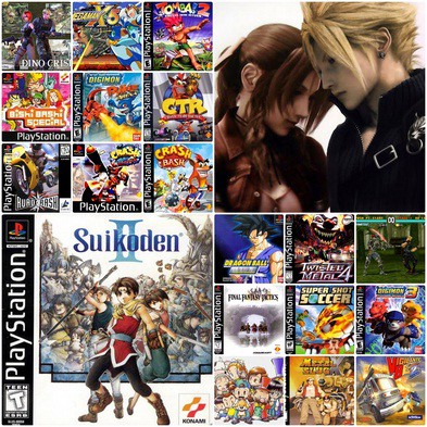Game PSX PS1 100 game lebih + Bonus Emulatornya