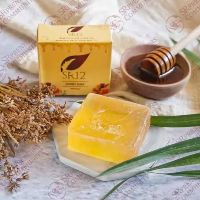 Sabun SR12 Honey Soap Pelembab Wajah Pria Untuk Kulit Kering Sabun Madu SR12 Skincare Kulit Kering Perawatan Wajah dan Badan Ori BPOM S9C