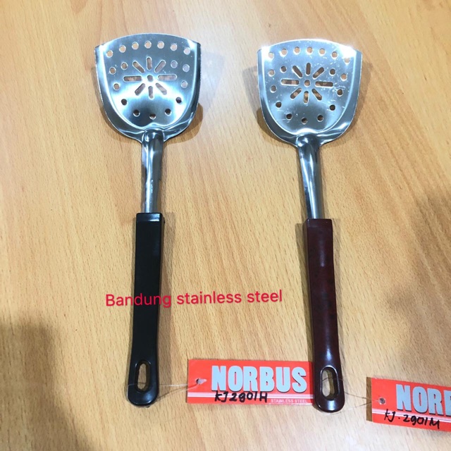 Susuk sutil spatula stainless steel murah gagang plastik 290/2901