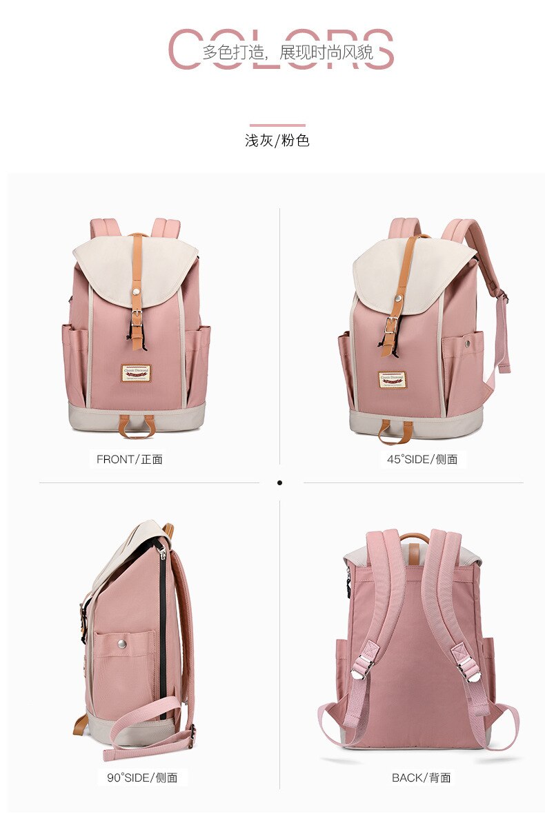 TAS RANSEL BACKPACK RAINBOW TAS RANSEL WANITA KOREAN STYLE TAS SEKOLAH