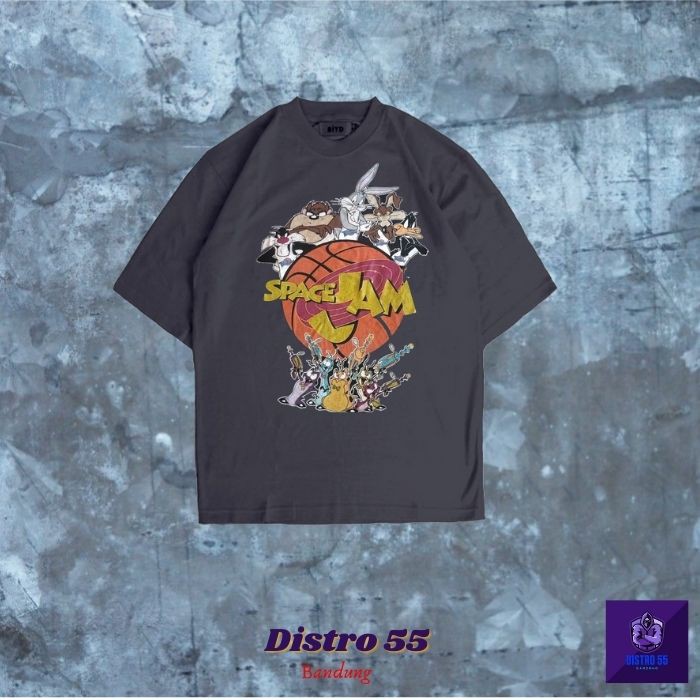 KAOS FILM KARTUN SPACE JAM VINTAGE TSHIRT (OVERSIZE TEE) / TSHIRT SPACE JAM KAOS OVERSIZE