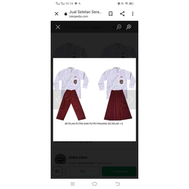 

Seragam Sekolah SD laki-laki dan perempuan