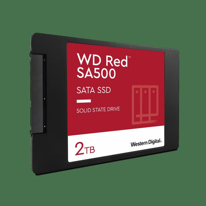 SSD WD Red SA500 NAS 2TB 3D NAND 2.5 Inch SATA - SSD WD Red 2TB SA500