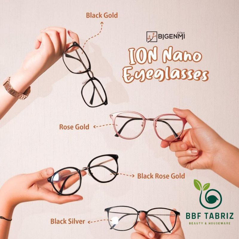 Bigenmi Kacamata Terapi Kesehatan Ion Nano Eyeglasses INE Anti Radiasi