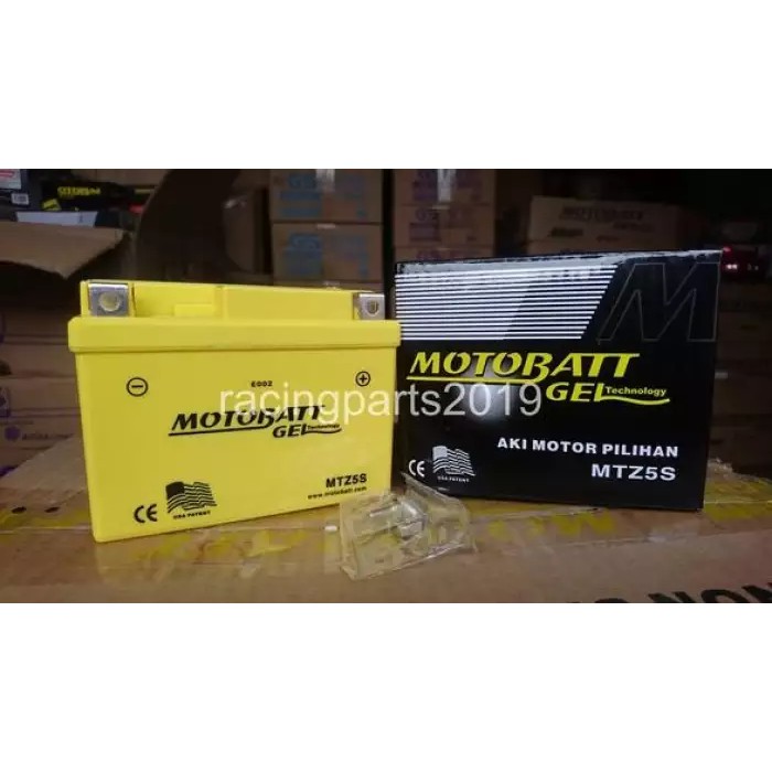 100% ASLI aki MOTOR MTZ5S MOTOBATT accu KERING MOTOR