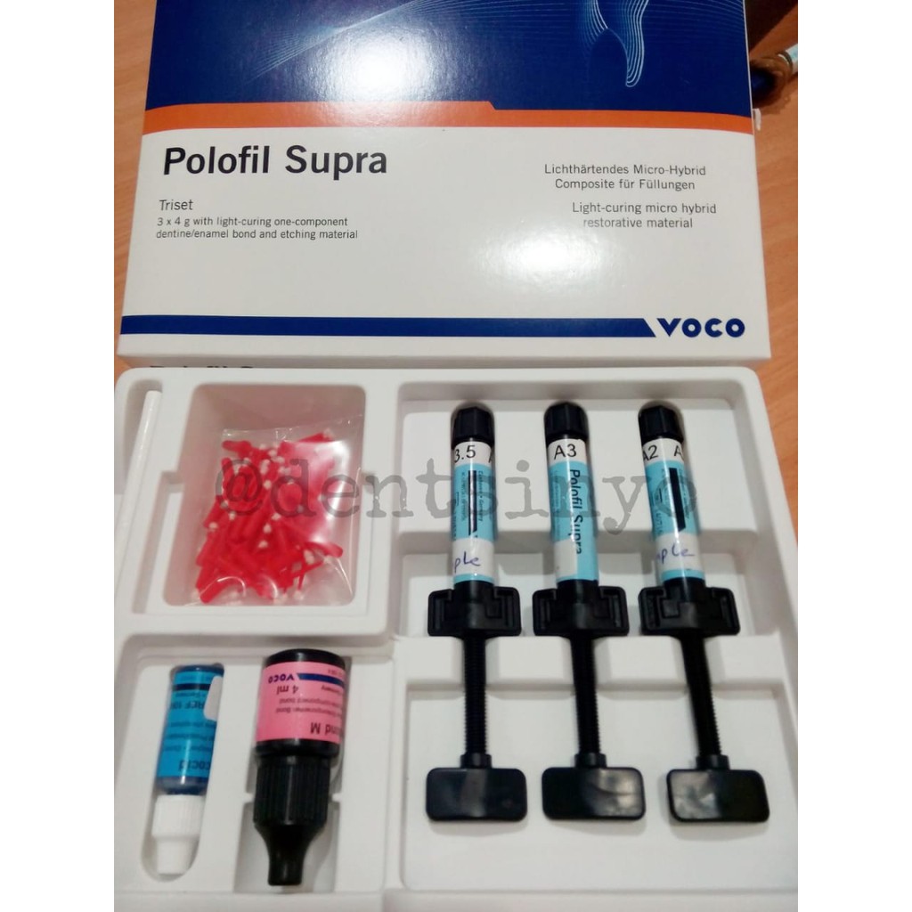 

DENTAL COMPOSITE POLOFIL SUPRA VOCO BAHAN TAMBAL