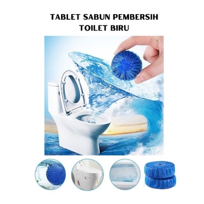 TABLET BIRU PEMBERSIH DAN PEWANGI CLOSET TOILET ISI 10 PCS