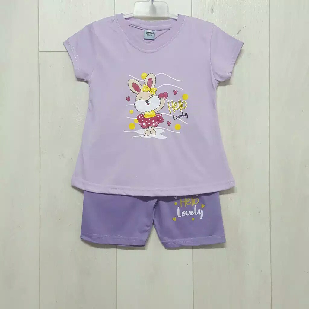 SETELAN ANAK EXIST STAR 4 - 6 TAHUN BAHAN KATUN COMBED 24S