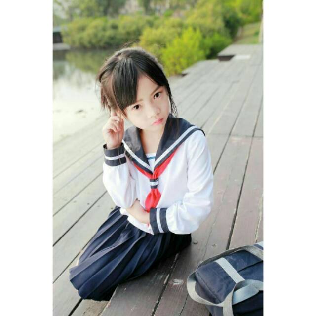 Kids uniform (kd004) Seifuku japan korean seragam sekolah anak cosplay