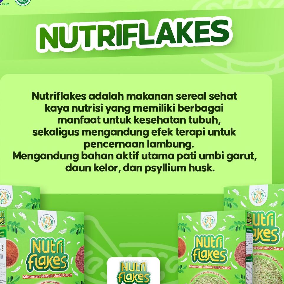 

ㄳQ BEST SELLER!! NUTRIFLAKES SEREAL ASAM LAMBUNG WITH DAUN KELOR PAKET 2 BOX NEW 3892 ♚