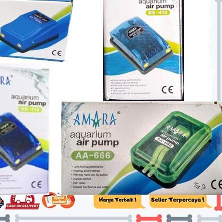 ֍ PAKET LENGKAP AMARA AERATOR 2 Lubang Airator Amara Aquarium hydroponik hidroponik Oksigen ♦