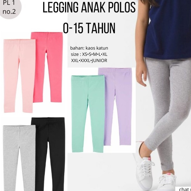 PROMO BELI 3 GRATIS 1 / Legging Anak Perempuan usia 1,2,3,4,5,6,7,8,9,10,11,12,13 / Lejing Anak / Celana Anak Perempuan