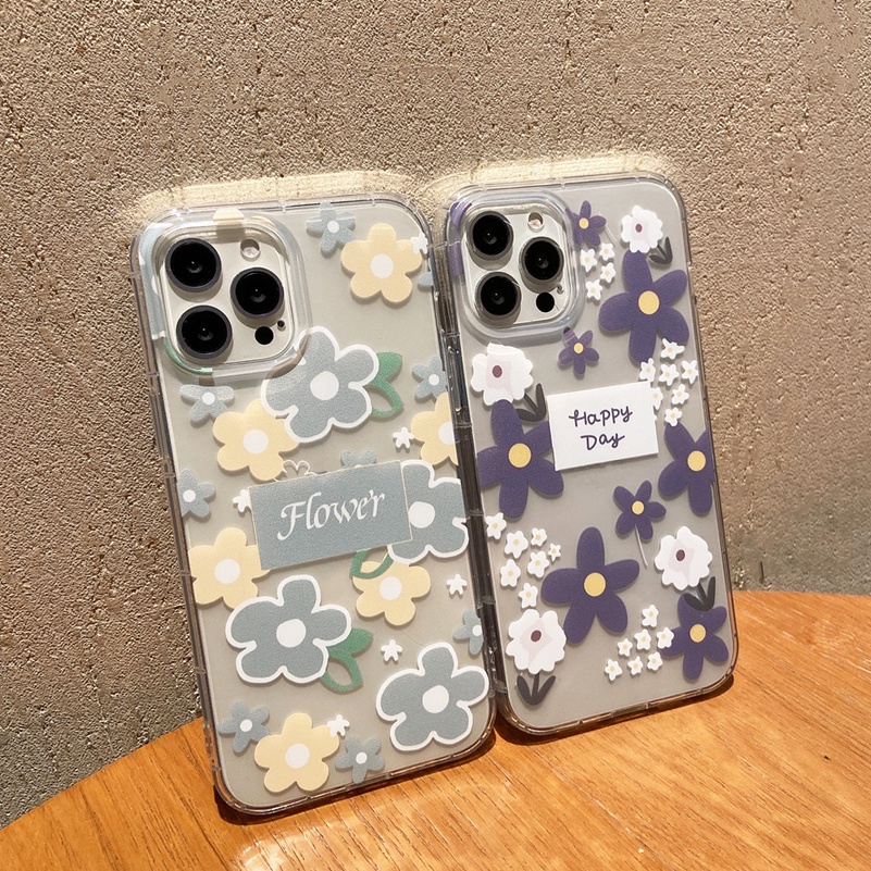 Soft Case TPU Transparan Motif Bunga Untuk Vivo V23 V21e V21e V20 SE Pro Y76 Y15S Y01 Y21 Y21 Y21s Y33T Y21T Y12 Y15S Y20 Y20i Y50 Y20i Y20