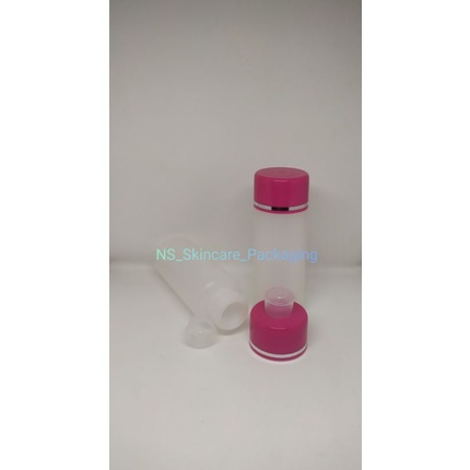 Botol yardley 60ml natural tutup pink magenta list gold atau list silver / botol sabun / botol toner / yadley