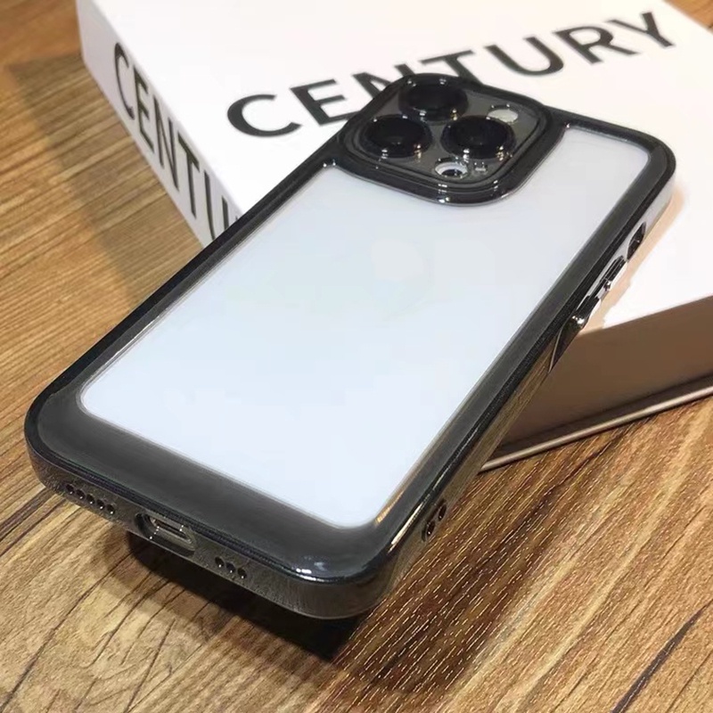 Case Pelindung Lensa Transparan Tahan Banting Untuk iPhone 13 Pro MAX 12 Pro MAX