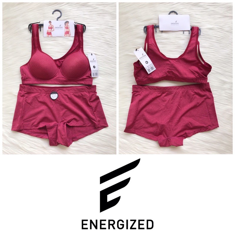 Energized sport bra set panty by pierre cardin 701-100007