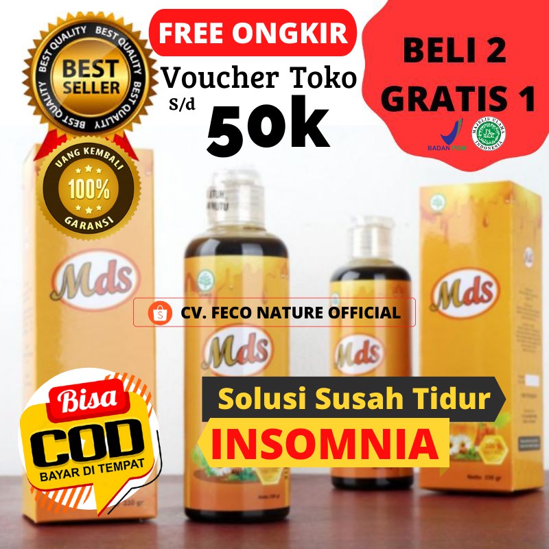 MADU DEEP SLEEP (MDS) HERBAL ALAMI ATASI SUSAH TIDUR INSOMNIA TERLARIS - MADU DEEP SLEEP ORIGINAL