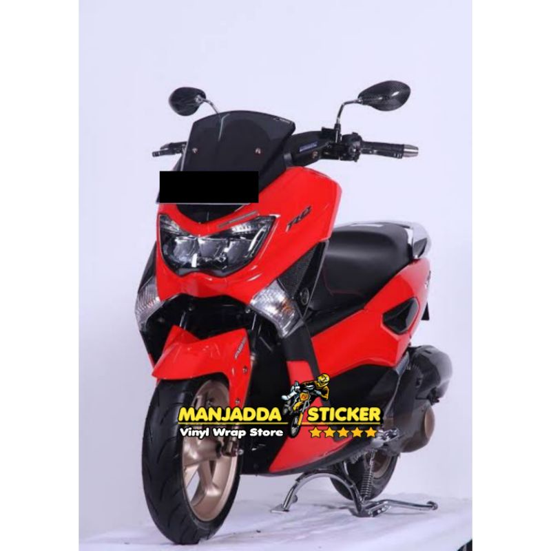 Stiker Skotlet Motor Warna Merah Super Glossy