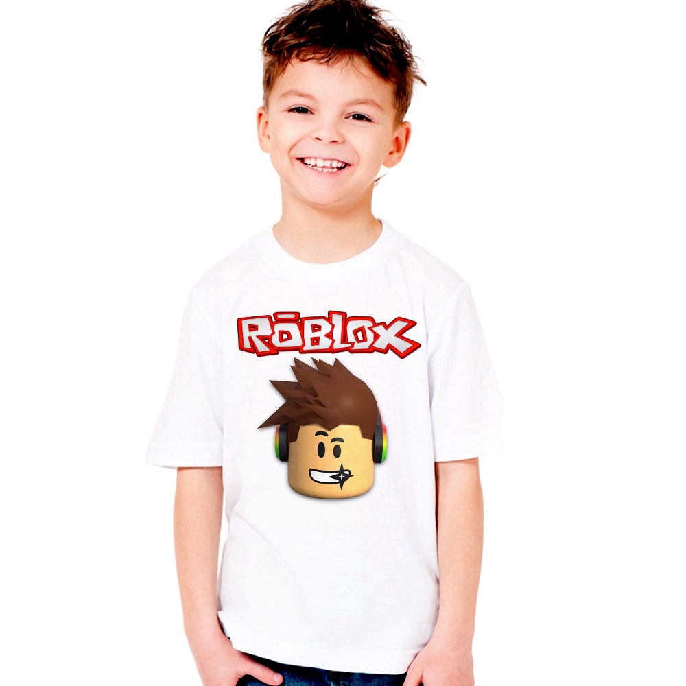 Children Catoon Clothing Tees Roblox T Shirt Kids Boys Girls Game - t shirt for boy roblox