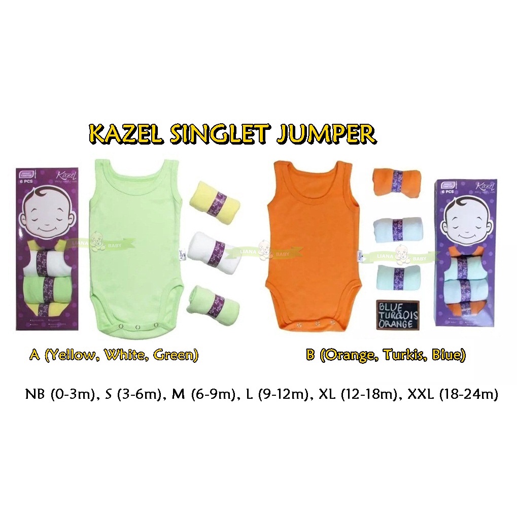 JUMPER SINGLET KAZEL isi 6pcs