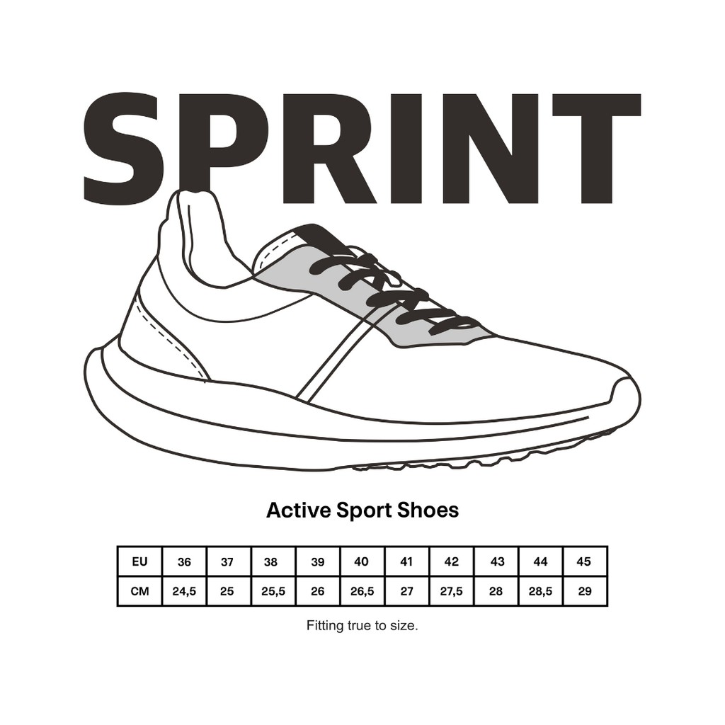 Sepatu Olahraga Brodo Active Sprint [Full White/Black White/Grey White/Navy White]-8