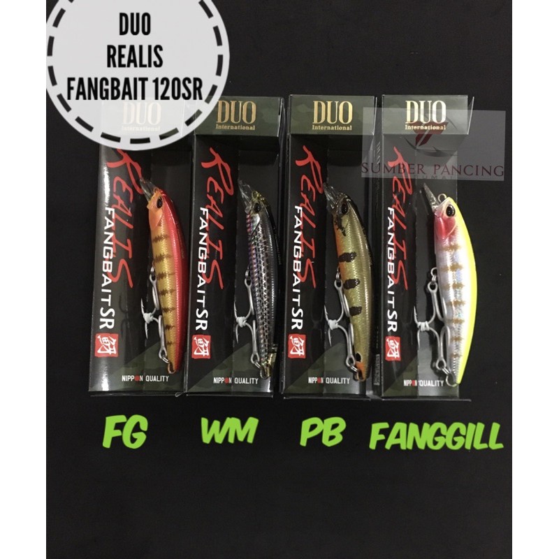 LURE DUO REALIS FANGBAIT 120SR