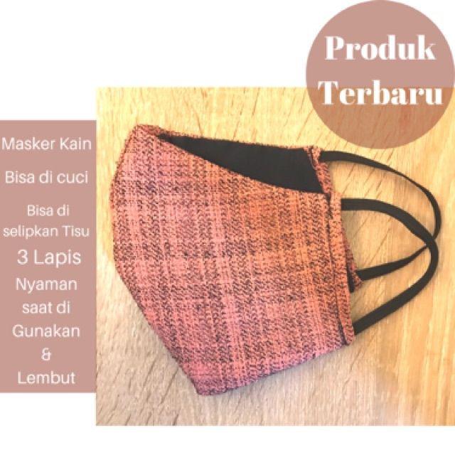 Masker Kain 3 Lapis Bisa Di Selipkan Tisu