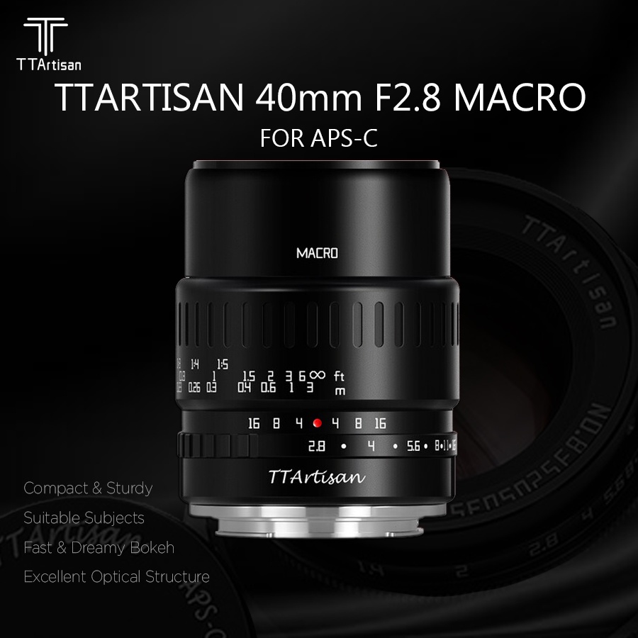 Lensa TTartisan 40mm F2.8 Macro for APS-C