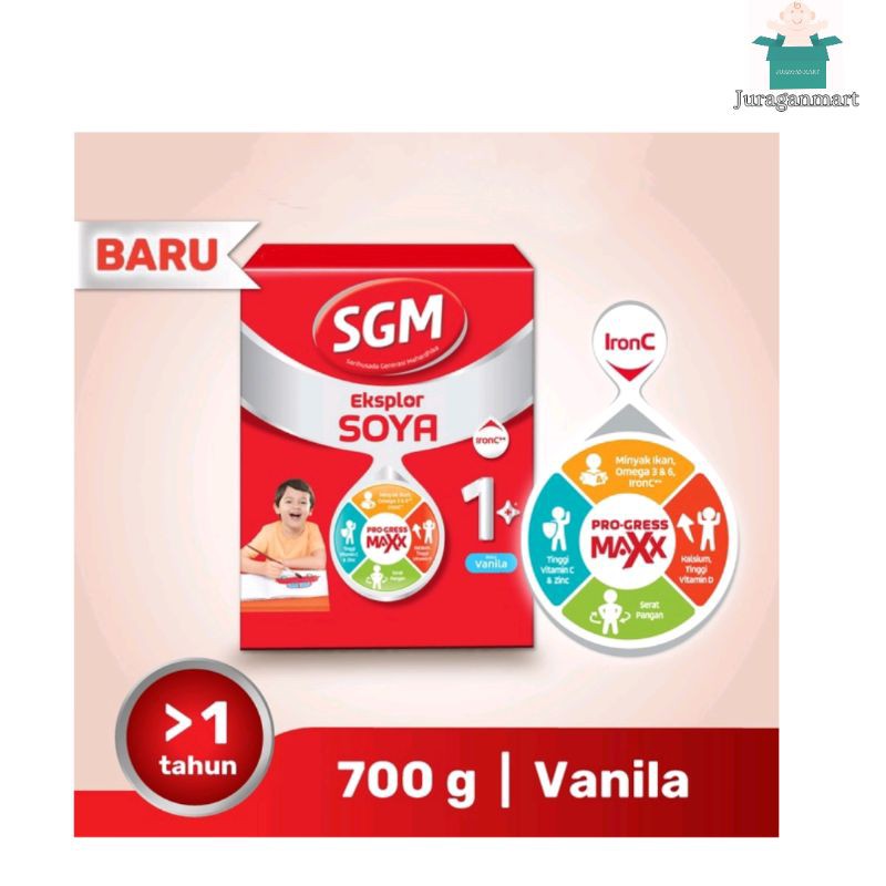 

SGM Eksplor Soya 1+ Vanila Pro-GressMaxx 700 g | Juraganmart