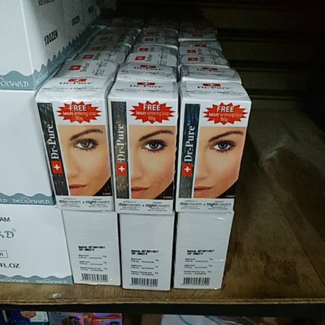 PAKET CREAM DR PURE SET ORIGINAL BPOM 3IN1 4in1
