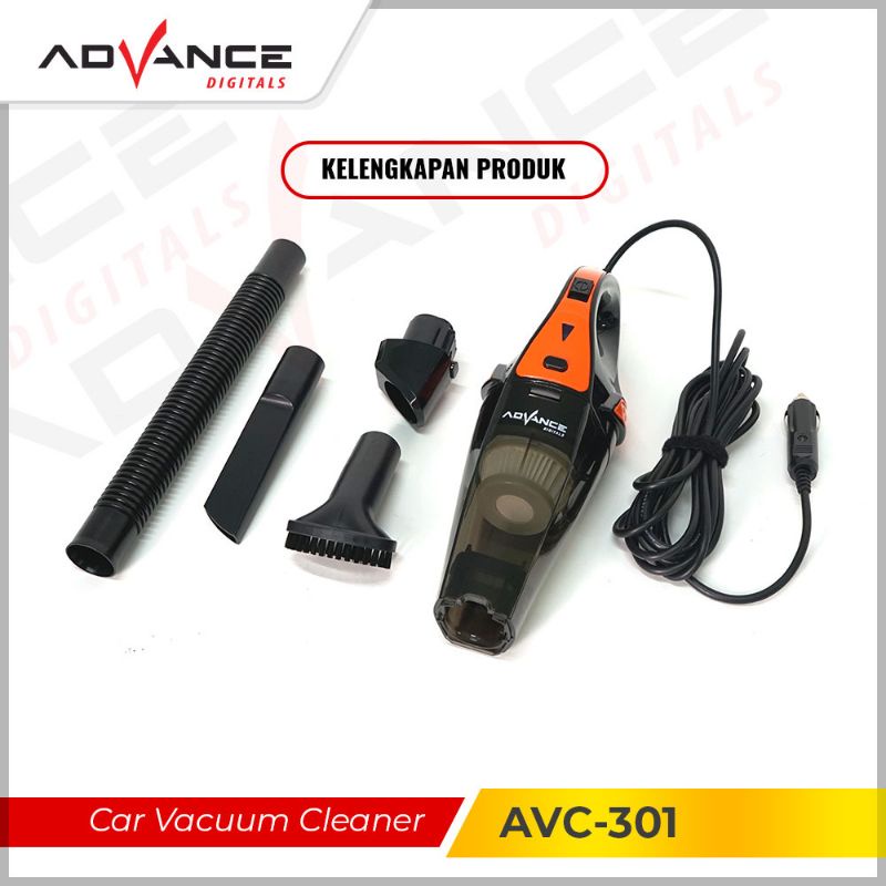 Advance Car Vacuum Cleaner / Penyedot Debu Mobil AVC-301