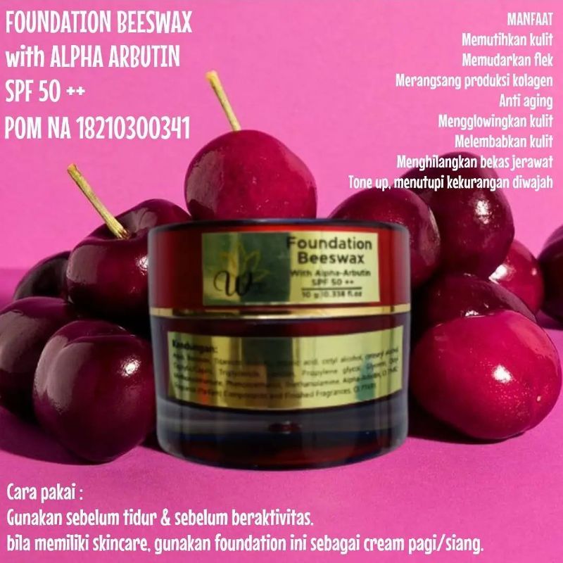 FOUNDATION BEESWAX / FOUNDATION WSC ORGANIC