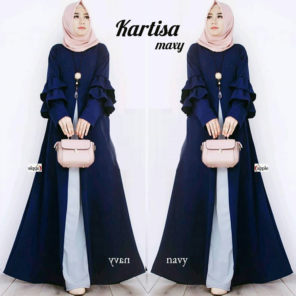 Kartisa Maxy Dress / Faashion Muslim / Dress Muslim AP / Berukuran One SIze